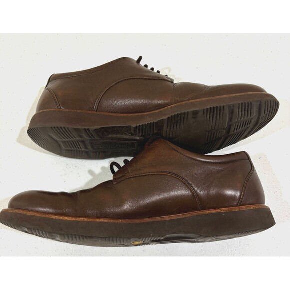 Samuel Hubbard Mens Oxford Shoes 10.5 Founder Chestnut Brown Leather Vibram Sole